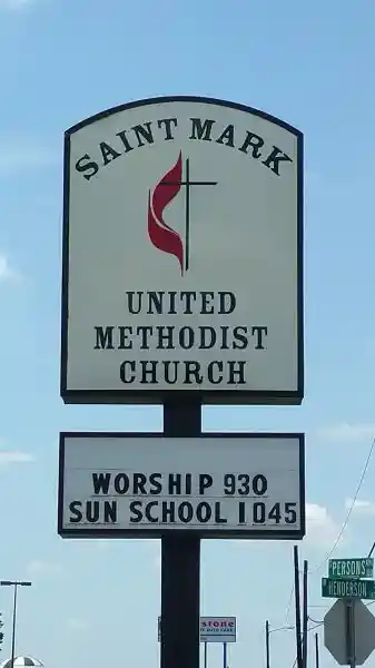 Cross and flame, the official symbol of the United Methodist Church